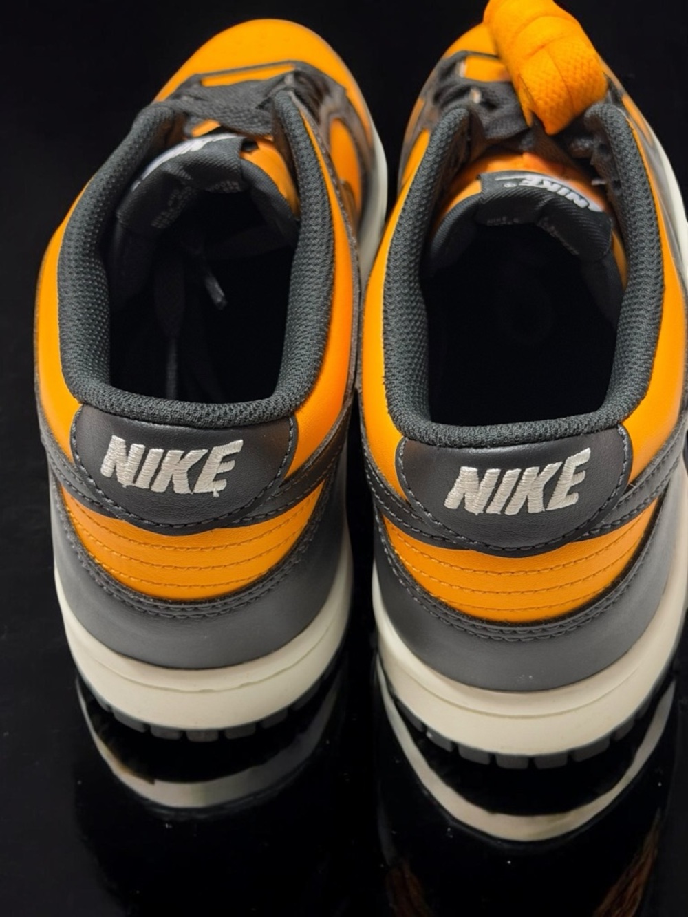 Nike Dunk Low GS Skater Aesthetic Y2K Streetwear Orange Black Back to School - Picture 2 of 9